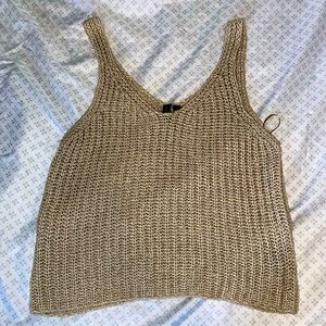 Sweater crop top
